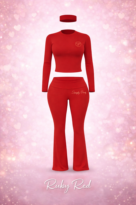 Ruby Red Flare Set