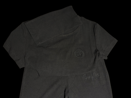 Simply Noir Short Sleeve Flare Set